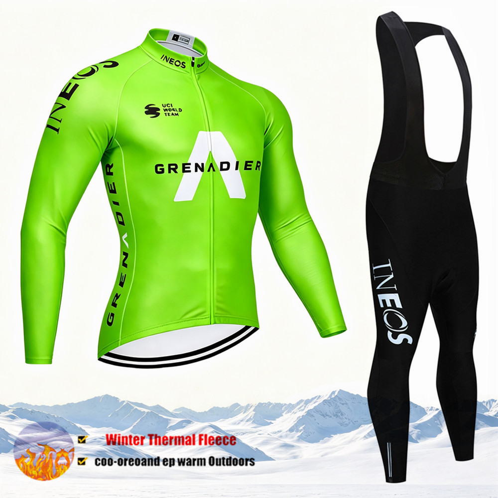 Cycling Gear Brands - Cycling Jersey Sets Winter Thermal Fleece