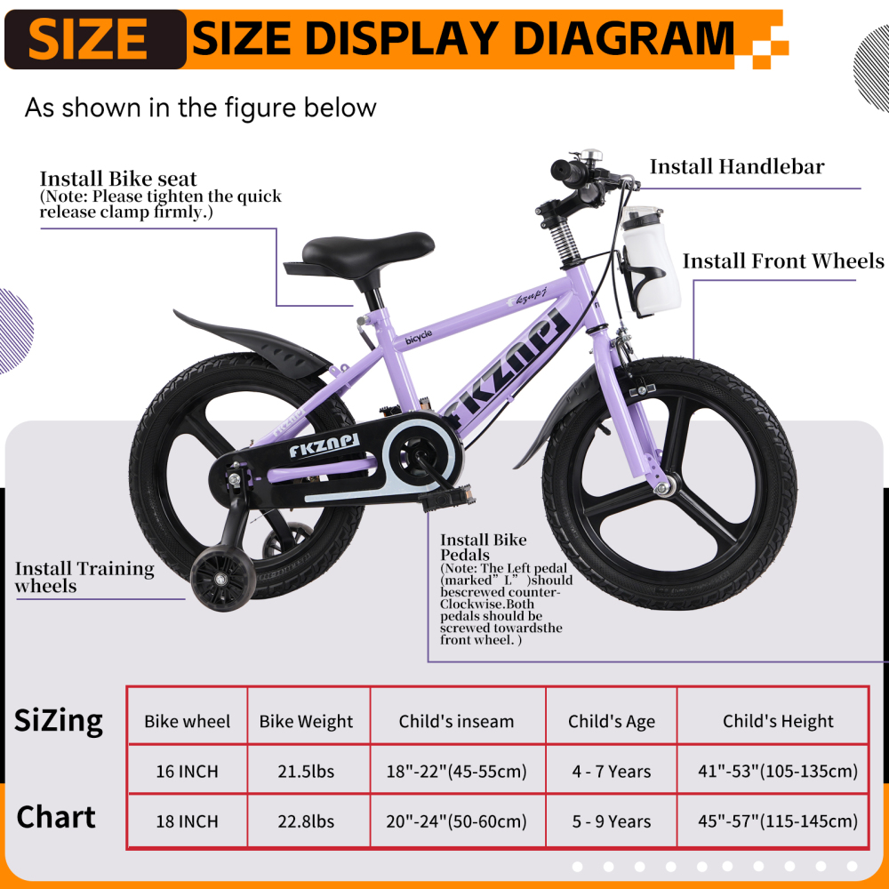 Kids Bike 18 Inch – High Carbo - đánh giá và giá Carbon Bike Frame